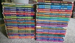 lot 48 set RL Stine Goosebumps books Series Original 90s Near Full OG - Foto 1 di 9