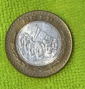 1993 Messico 50 Nuevos Pesos FDC - Sterling 92,5% argento centrale - Foto 1 di 2