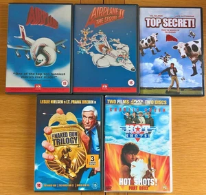 Zucker Abrahams Comedy DVD Collection Naked Gun 1-3 Airplane Hot Shots more R2 - Picture 1 of 1