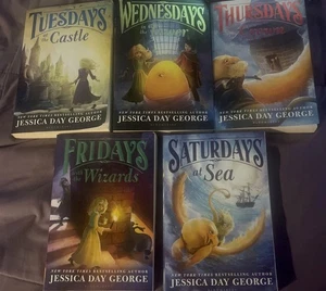 Tuesdays at the Castle Series Book Lot Of 5/ Tuesday-Saturday Paperback - Picture 1 of 6