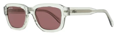 Gafas de sol rectangulares Lacoste L.12.12 L6048S 038 gris transparente 51 mm Foto 1 de 3