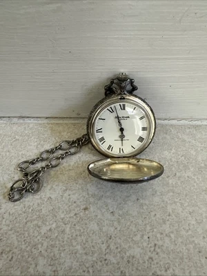 Vintage Pocket Watch Andre Rivalle 17 Jewels- Dog Bird Hunting Scene - Image 1 of 4