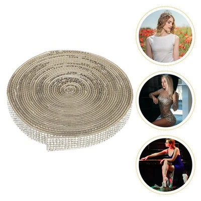  5 Yards Strassband Selbstklebend Strassbänder DIY -Handwerksband - Bild 1 von 4