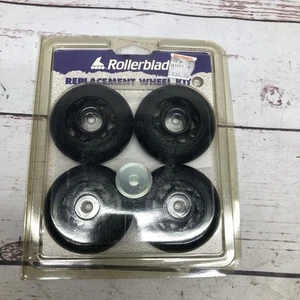 Old School Vintage Rollerblade 708 Replacement Wheels Black Original NOS NIP - Picture 1 of 3