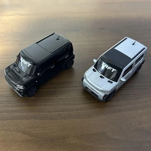 Daihatsu Taft color sample pullback miniature car in silver and black #PG2E1S - Picture 1 of 9