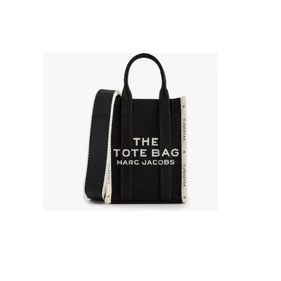 Marc Jacobs The Jacquard Phone Tote Bag, Black 2R3HCR027H01-001 - Image 1 of 4