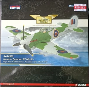 Corgi Aviation Archive Series AA36505 Hawker Typhoon Mk I, RAE, November 1942/43 - Picture 1 of 4