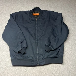 Vintage 60s Red Kap Union Jacket Men’s Size 2XL Work Wear Talon Full Zip Blue - Picture 1 of 13