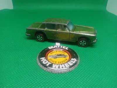 Rolls Royce Silver Shadow 1969 Hot Wheels Redline "Verde manzana" con botón  Foto 1 de 4