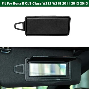 Right Sun Visor Shade Mirror Makeup Cover Black For Mercedes W218 CLS 2011-2017 - Picture 1 of 5