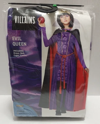 Disney злодеи злая королева ребенка большой L 12-14 дух Хэллоуин костюм новый - Изображение 1 из 4