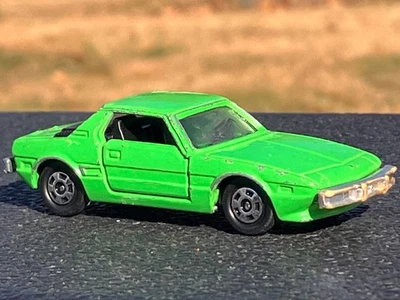 Vintage Tomica Fiat XI/9 With Opening Doors Some Play Wear 1/64 Diecast - Image 1 of 4