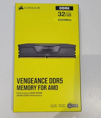 Corsair Vengeance DDR5 32GB 6000MHz CL36 RAM - Brand New & Sealed - Image 1 of 4