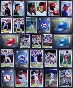 1990 Panini Stickers Baseball Cards Complete Your Set You U Pick List 201-388
