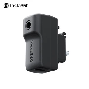 For Insta360 X4 Camera Mic Adapter Audio Microphone Adapter USB Type-c Charging - Picture 1 of 8