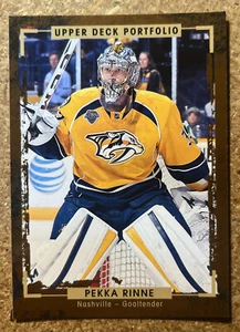 2015-16 Upper Deck Portfolio Pekka Rinne #76 Nashville Predators - Picture 1 of 2