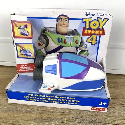 Toy Story 4 Buzz Lightyear Pop-up Spaceship Cruiser Disney PIxar - Image 1 of 4