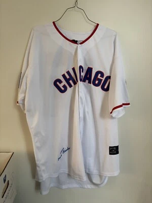 Majestic Ernie Banks Jersey 4XL Chicago Cubs Colección Cooperstown Apenas Usada Foto 1 de 4