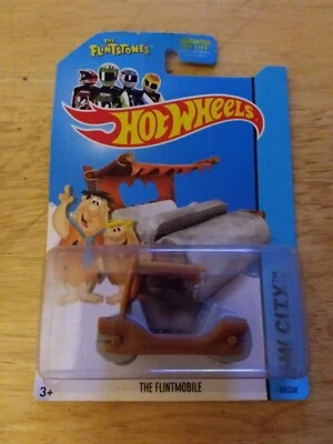 风火轮 The Flintstones The Flintmobile 压铸汽车玩具 HW City 83/250 — 第 1/2 张图片