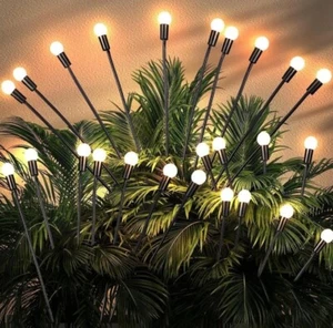 Solar Garden Lights, Waterproof Swaying Light, 8 LEDs, 4 Pcs - Picture 1 of 6