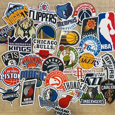 31 lot NBA/NFL/MLB Basketball Baseball Football Sports sticker pack phone Decal - Image 1 of 4
