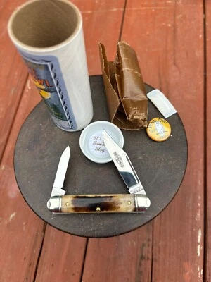 Cuchillo Búho Blanco Great Eastern Cutlery Northfield 68 Nuevo con Pin Ciervo Foto 1 de 4