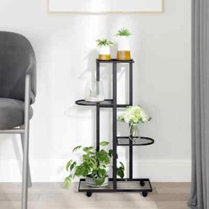 Soporte para Flores y Ruedas Hierro Planta Parque Multicolor Multitalle vidaXL - Imagen 1 de 28