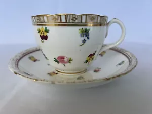 Richard Hawkins Crystal Palace And Brighton Floral Teacup And Saucer - Picture 1 of 10