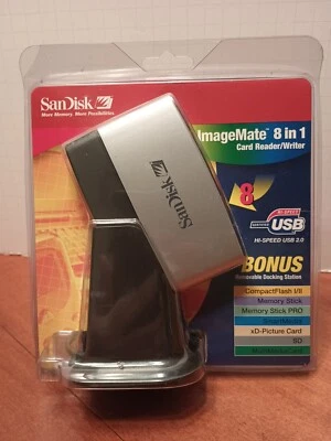 Sandisk ImageMate 8 in 1 USB 2 Card Reader/Writer SDDR-88-A15 New Sealed - Image 1 of 4