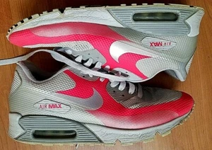 Nike Air Max 90 Premium Hyperfuse PRM HYP Rojo Solar Gris #454446-016 TALLA 9 - Imagen 1 de 5