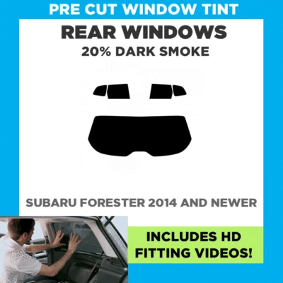 Vorgeschnittene Scheibentönung für Subaru Forester 2014 20% Dunkel Hinten - Image 1 of 4