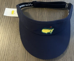 Visera de golf Masters Tech bordada azul marino aguja americana 2025 nueva con etiqueta - Imagen 1 de 2