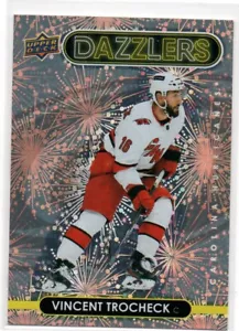 2021-22 Upper Deck DAZZLERS ORANGE #59 Vincent Trocheck CAROLINA HURRICANES 84 - Picture 1 of 1