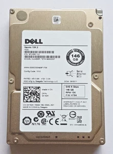 146 GB SAS 6Gb/S Dell Savvio 15K.2 ST9146852SS 16MB HDD 2.5 " Internal Hard Disk - Picture 1 of 1