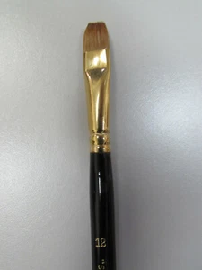 Best Quality Kolinsky Sable Artist Quality Oil Brush Bright shape #12----Germany - Bild 1 von 2