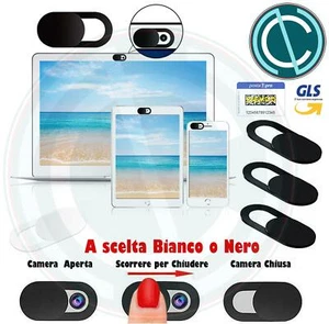 COPRI WEBCAM FOTOCAMERA CAMERA X TABLET PHONE IPAD SMARTPHONE NOTEBOOK MACBOOK - Imagen 1 de 10