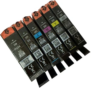 Canon Tintenpatrone PGI530PGBK CLI531BK CLI531C CLI531M CLI531Y CLI531GY (Setup) - Bild 1 von 4