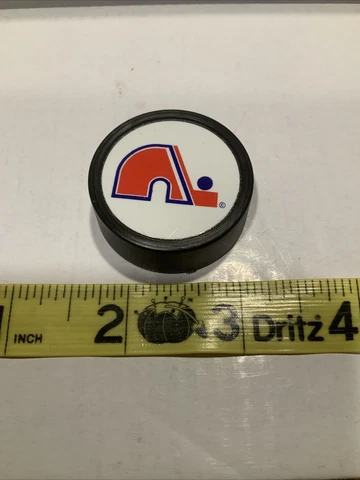Vintage Quebec Nordiques Hockey Puck Magnet NHL Cover