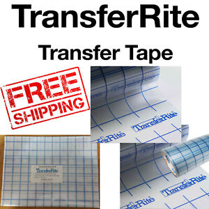 Transfer Tape-12"x12"-10 sheet pkg-TransferRite Ultra Clear-Adhesive Vinyl Craft