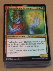 Custom Commander Deck: Grumgully, the Generous - MTG EDH Gruul (R/G) creatures - Picture 1 of 1