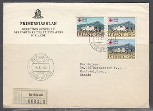 Iceland B17-8 FDC - International Red Cross Centenary - Bild 1 von 1