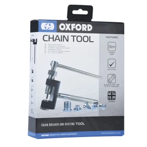 OXFORD MOTORCYCLE MOTORBIKE CHAIN BREAKER & RIVET TOOL THREE IN ONE OX777 - Picture 1 of 1