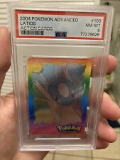 2004 Latios Pokemon Advanced Action Card Lenticular PSA 8