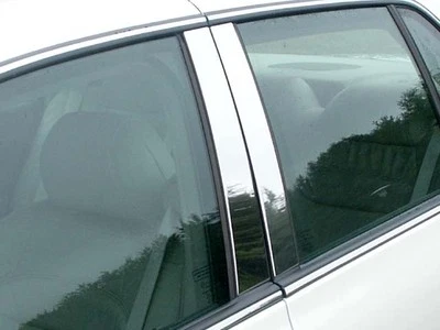 Stainless Chrome Pillar Posts 4PCS QAA Door Trim FOR Cadillac Deville DTS 00-11 - Image 1 of 4
