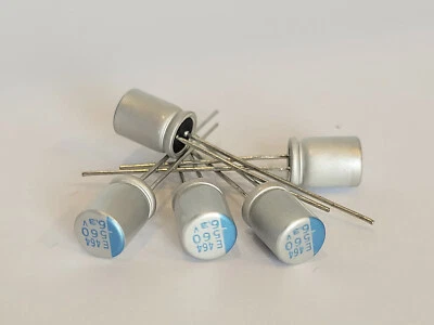 5 Pack 560uF 6.3V NCC PSE 6.3 x 8mm Super Low ESR Solid Capacitor - USA Shipper