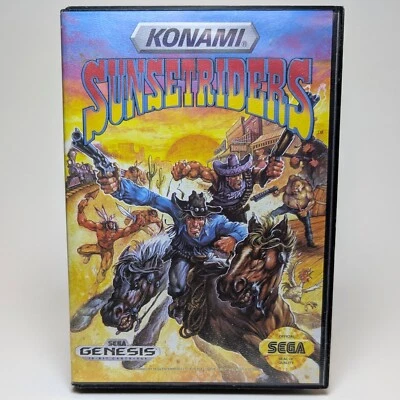 Sunset Riders - Sega Genesis - Complete, CIB - Very Good Condition - Image 1 of 4