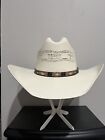Chapeaux Summit paille blanche Bangora 100X western/cowboy taille 7