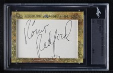 2018 Leaf Executive Collection Cut Signatures Gold 1/1 Robert Redford Auto ur8