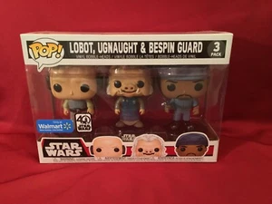 Walmart Funko Pop STAR WARS PAQUETE 3 - LOBO UGNAUGHT & BESPIN GUARD Juego de figuras - Imagen 1 de 8