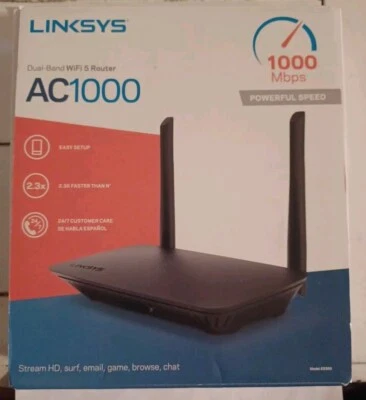 Linksys E5350 WiFi Router Dual-Band AC1000 WiFi 5GHz Router. - Image 1 of 4